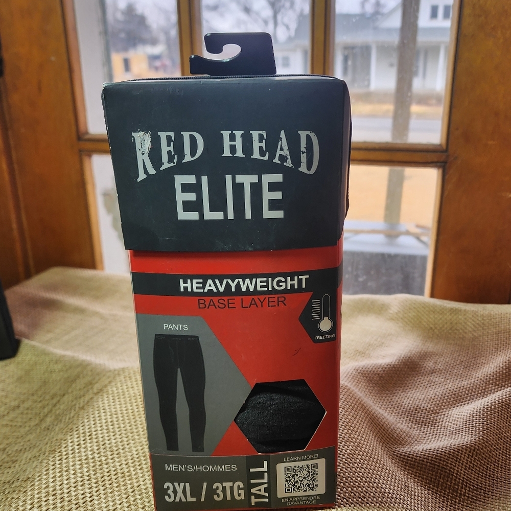 RedHead Elite Heavyweight Base Layer Pants for Men 3XL NIB
